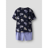 Name It Navy Blazer With Infinity Shorts Nmmhector Shorts Sett