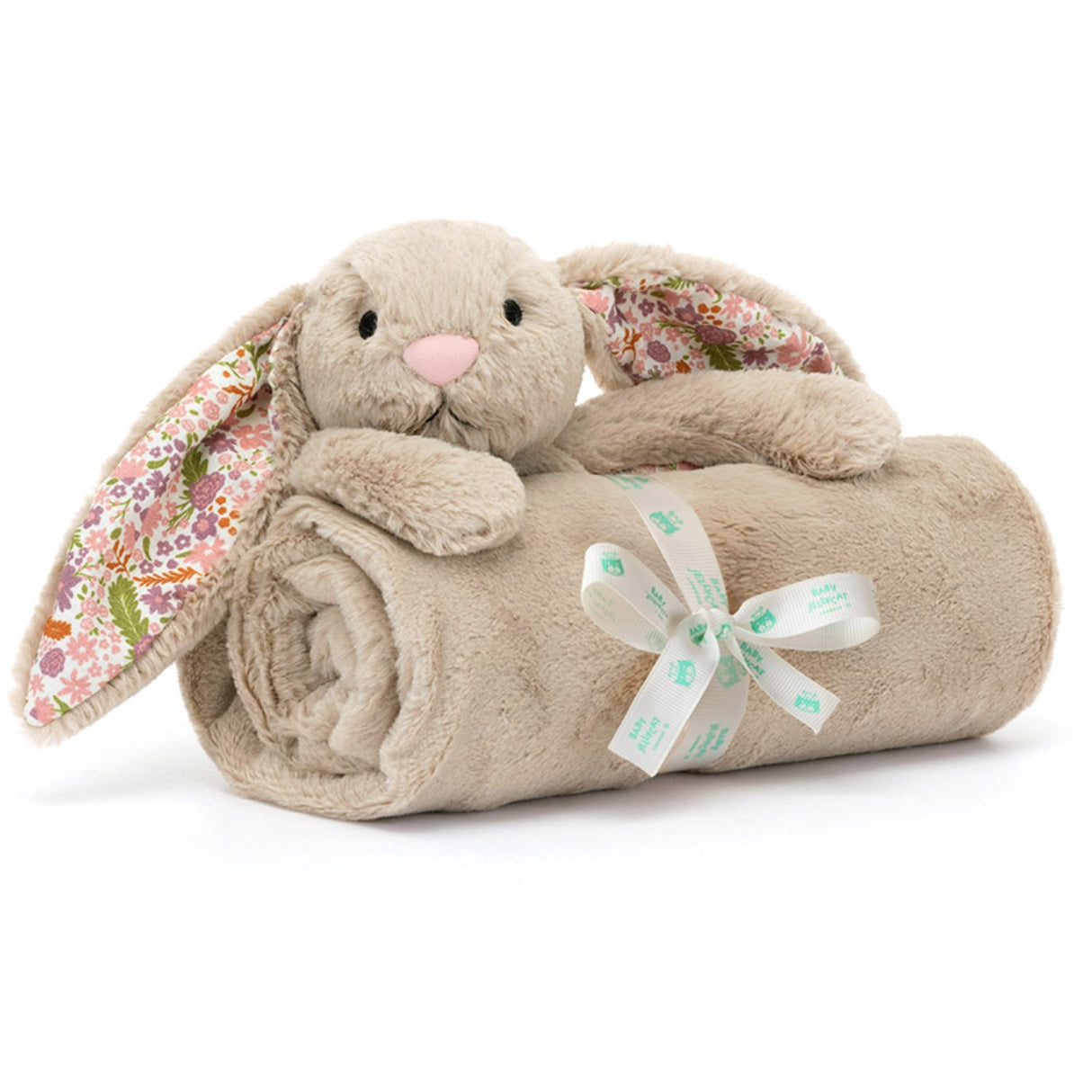 Jellycat Blyg Kanin, Beige Äng Filt
