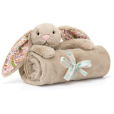 Jellycat Blyg Kanin, Beige Äng Filt
