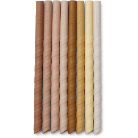 LIEWOOD Rose Multi Mix Zoe Straw Set 8-pack