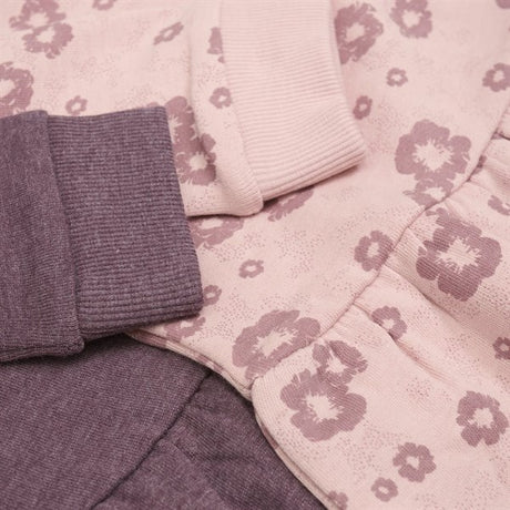 Minymo Misty Rose Sweat Klänning 2-pack