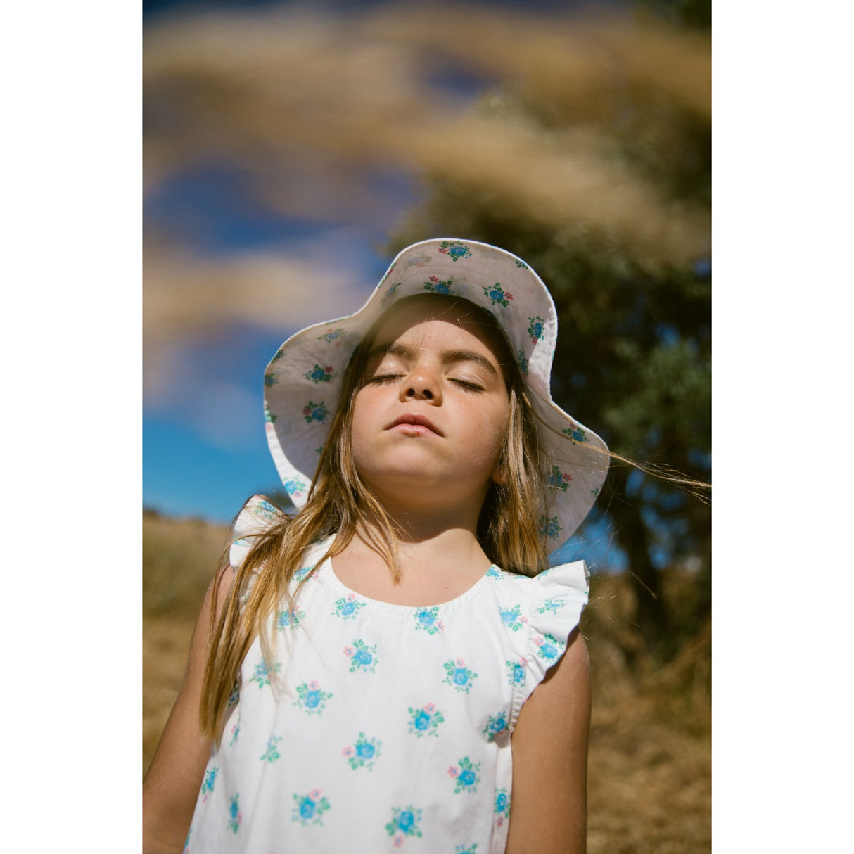 MarMar Poplin Summer Bouquet Tawny Topp