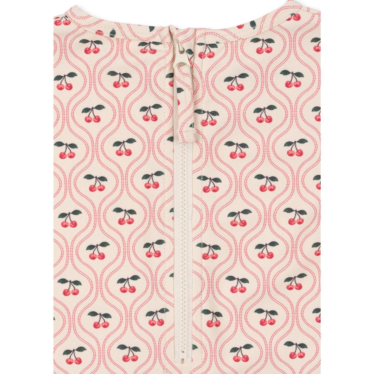 Konges Sløjd Cherry Pink Motif Merle Ls Baddräkt Grs