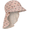 Konges Sløjd Cherry Pink Motif Merle Frill Sun Mössa Grs