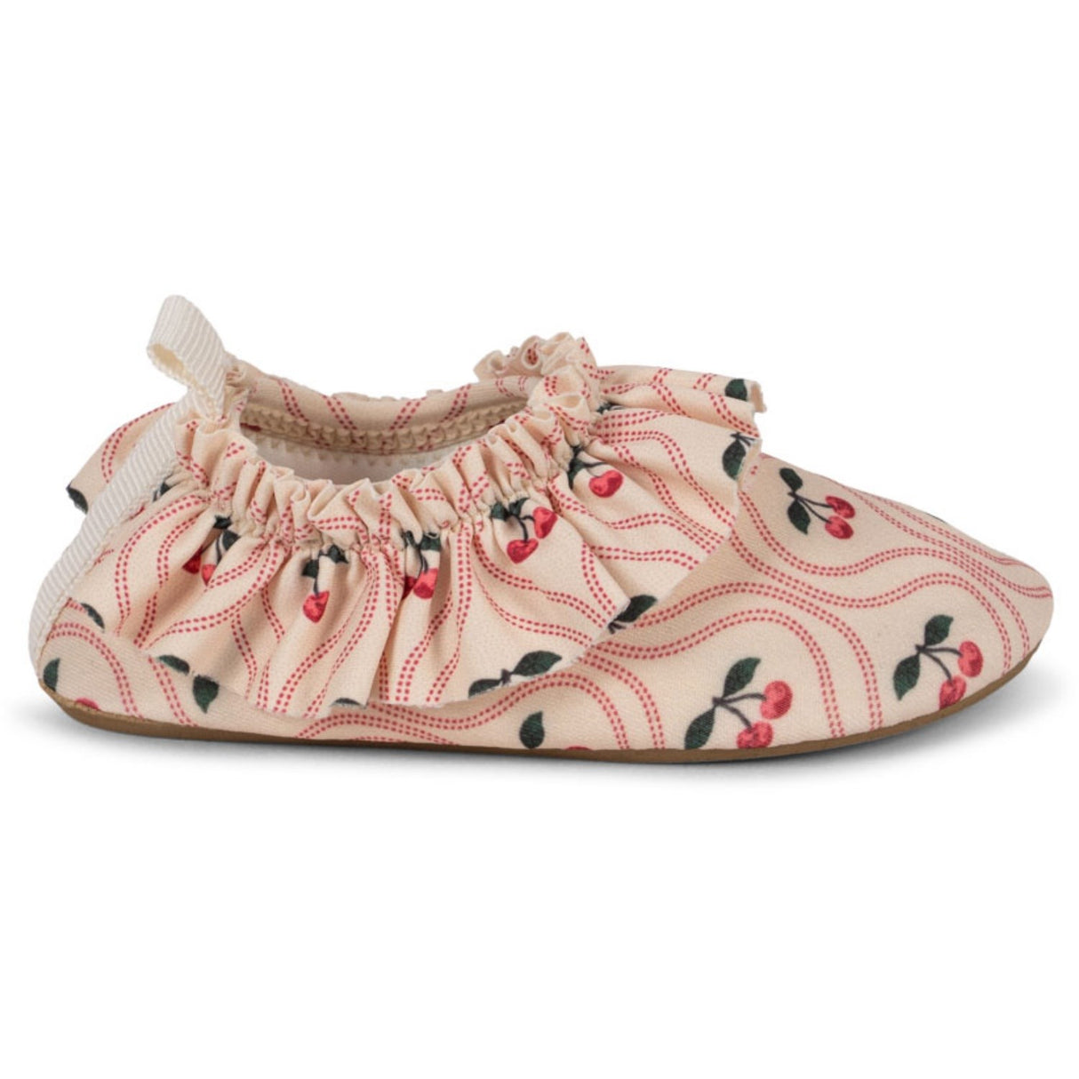 Konges Sløjd Cherry Pink Motif Merle Frill Badskor
