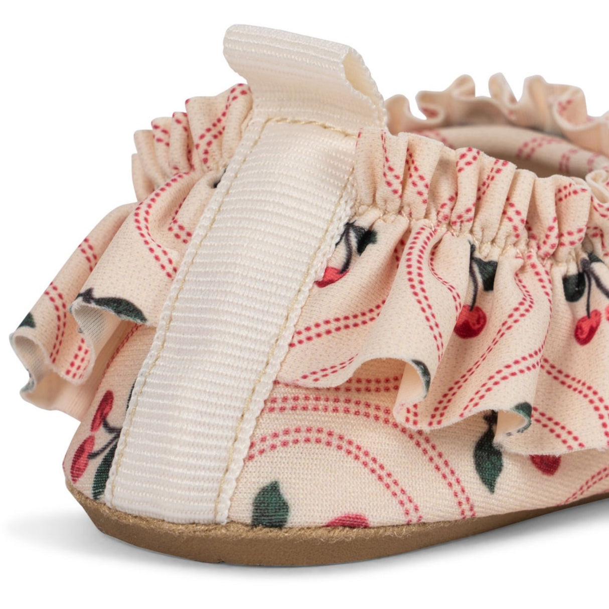 Konges Sløjd Cherry Pink Motif Merle Frill Badskor