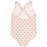 Konges Sløjd Cherry Pink Motif Merle Baddräkt Grs