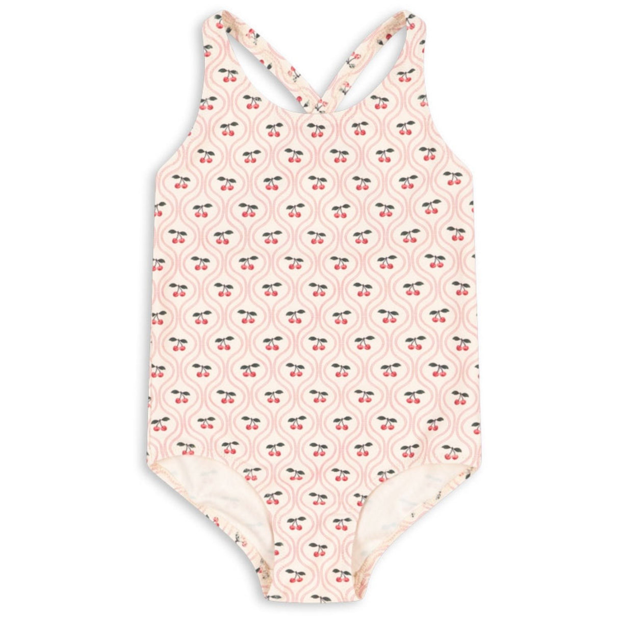 Konges Sløjd Cherry Pink Motif Merle Baddräkt Grs