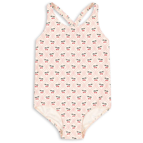 Konges Sløjd Cherry Pink Motif Merle Baddräkt Grs