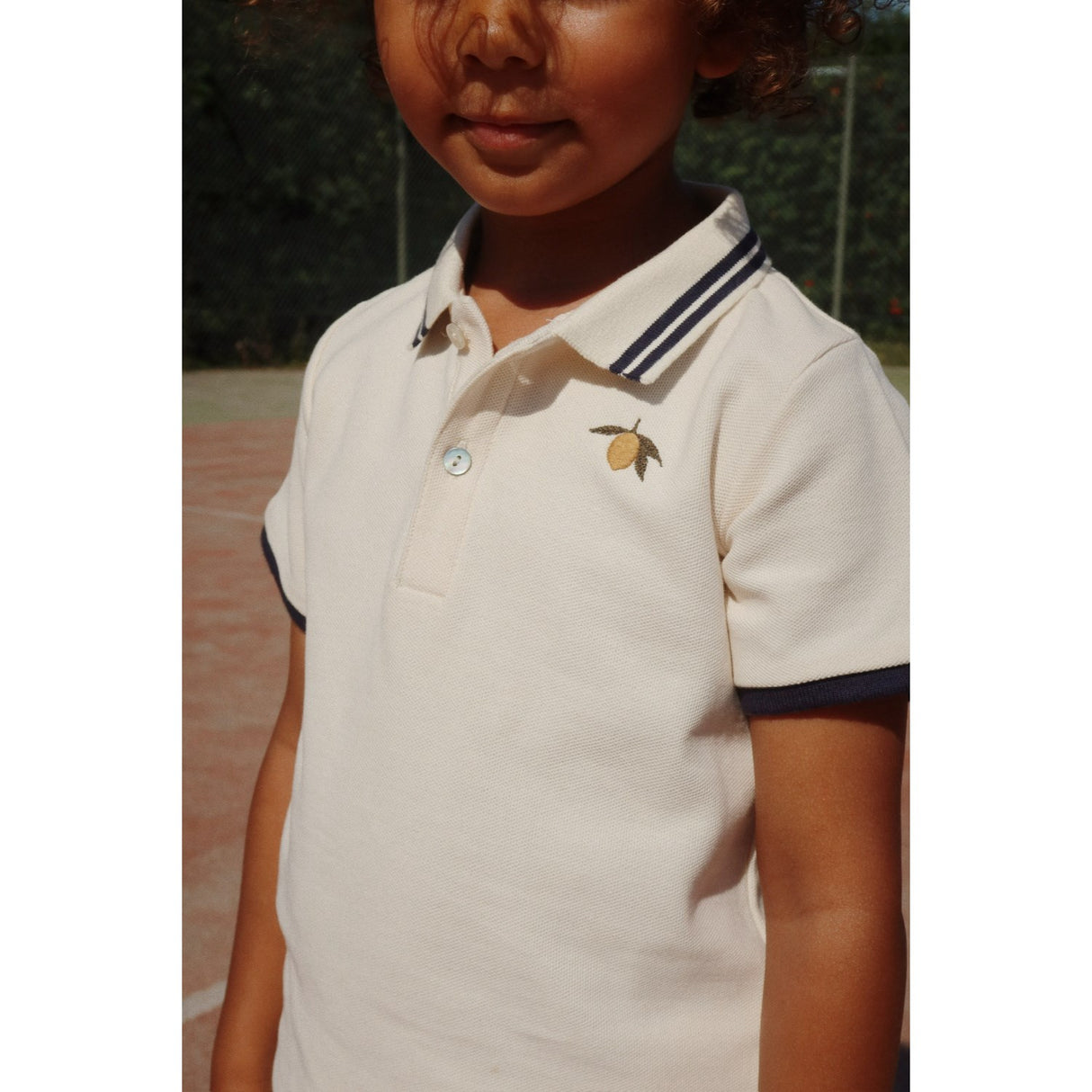 Konges Sløjd Antique White Florian Pikétröja Gots