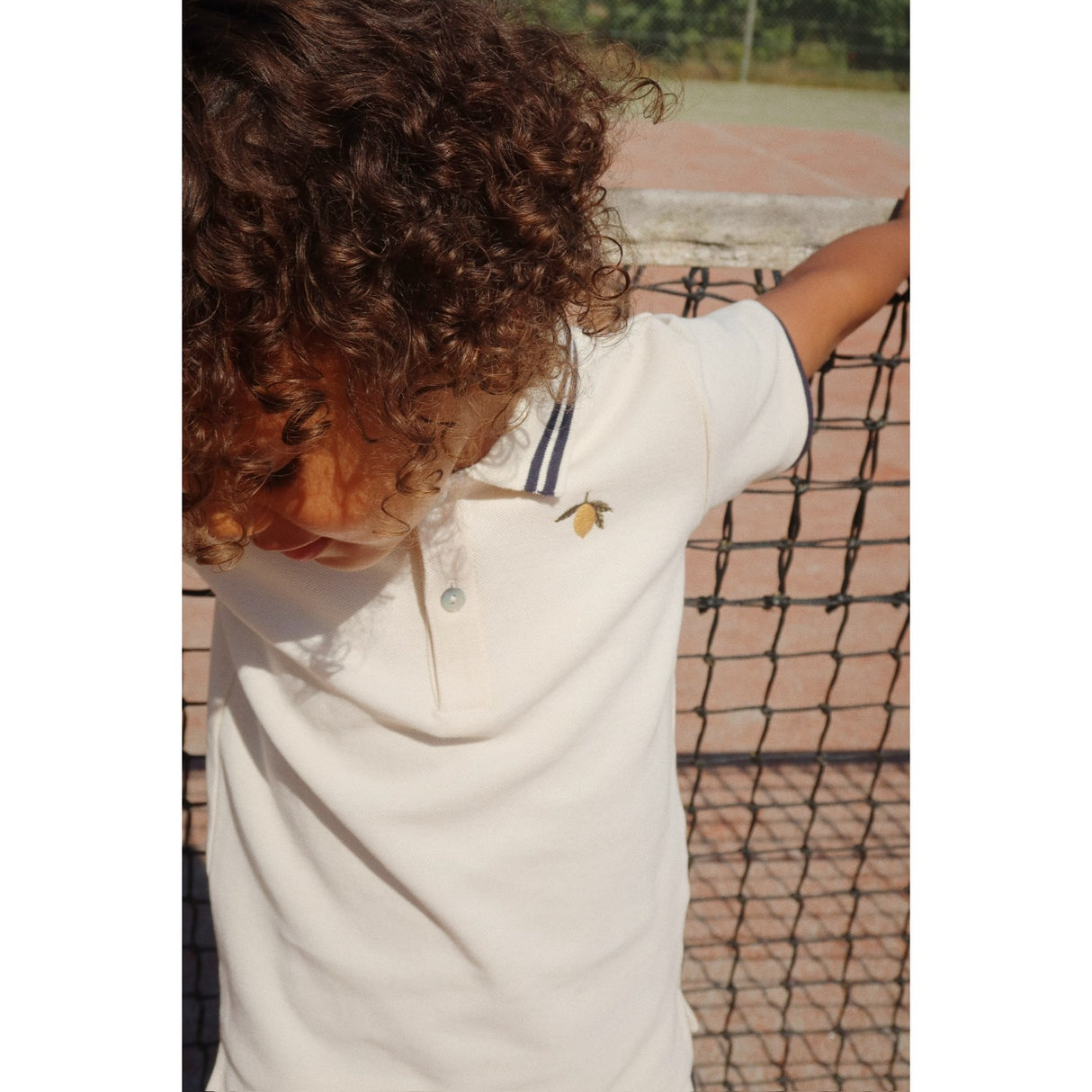 Konges Sløjd Antique White Florian Pikétröja Gots