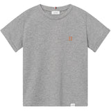 Les Deux Kids Grey Melange/Orange Norregaard T-Shirt Kids