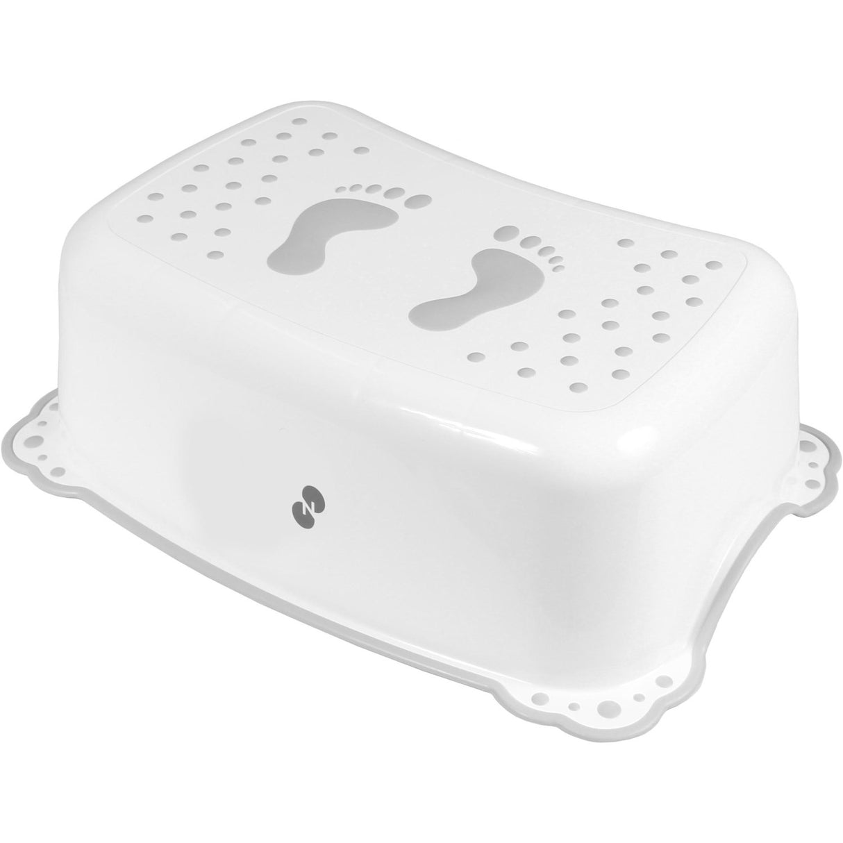 Nordbaby White/Grey Step Stool Anti Slip