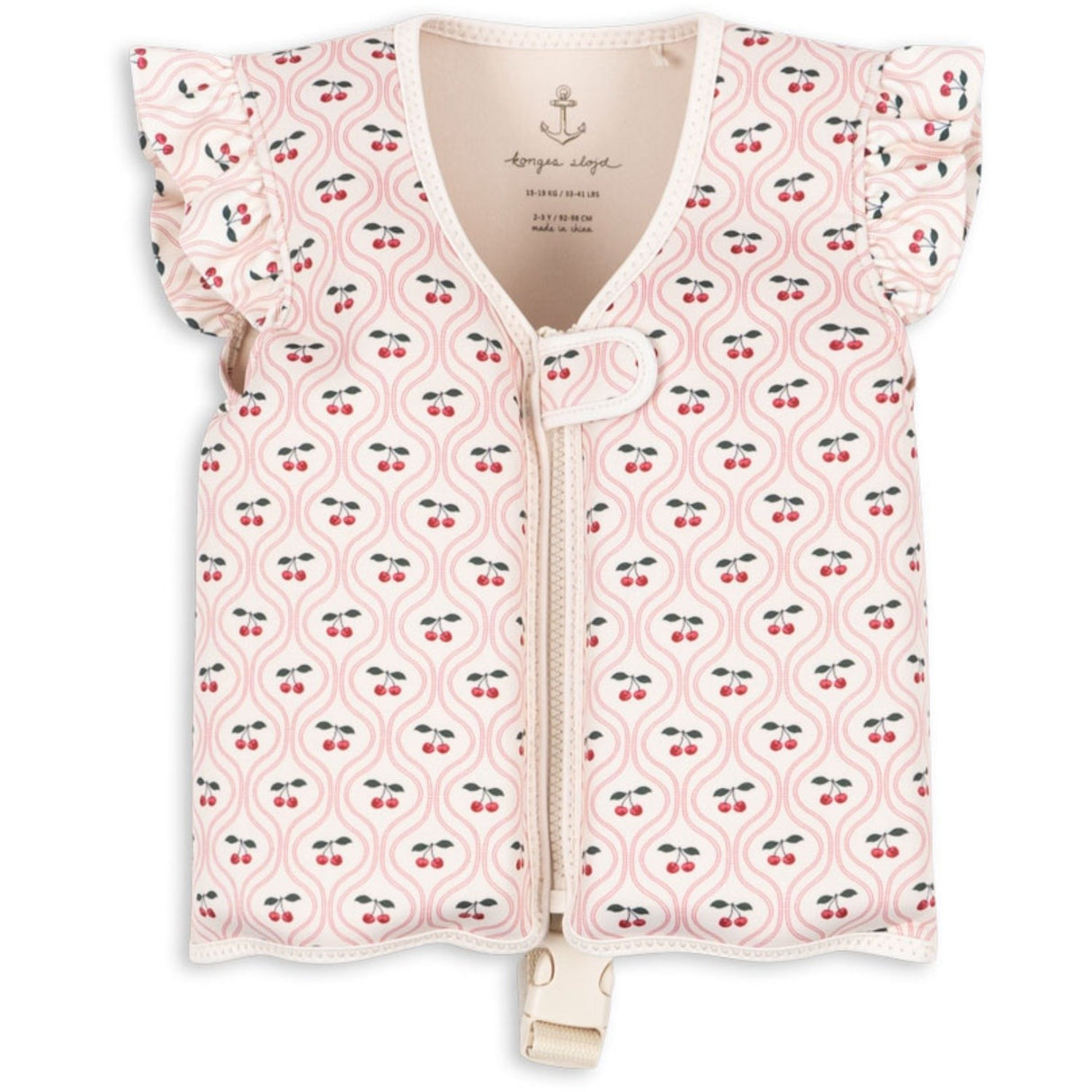 Konges Sløjd Cherry Pink Motif Avery Simväst