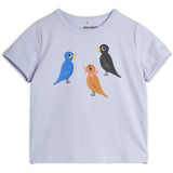 Mini Rodini Purple Birds Sp Ss Tee