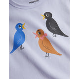 Mini Rodini Purple Birds Sp Ss Tee