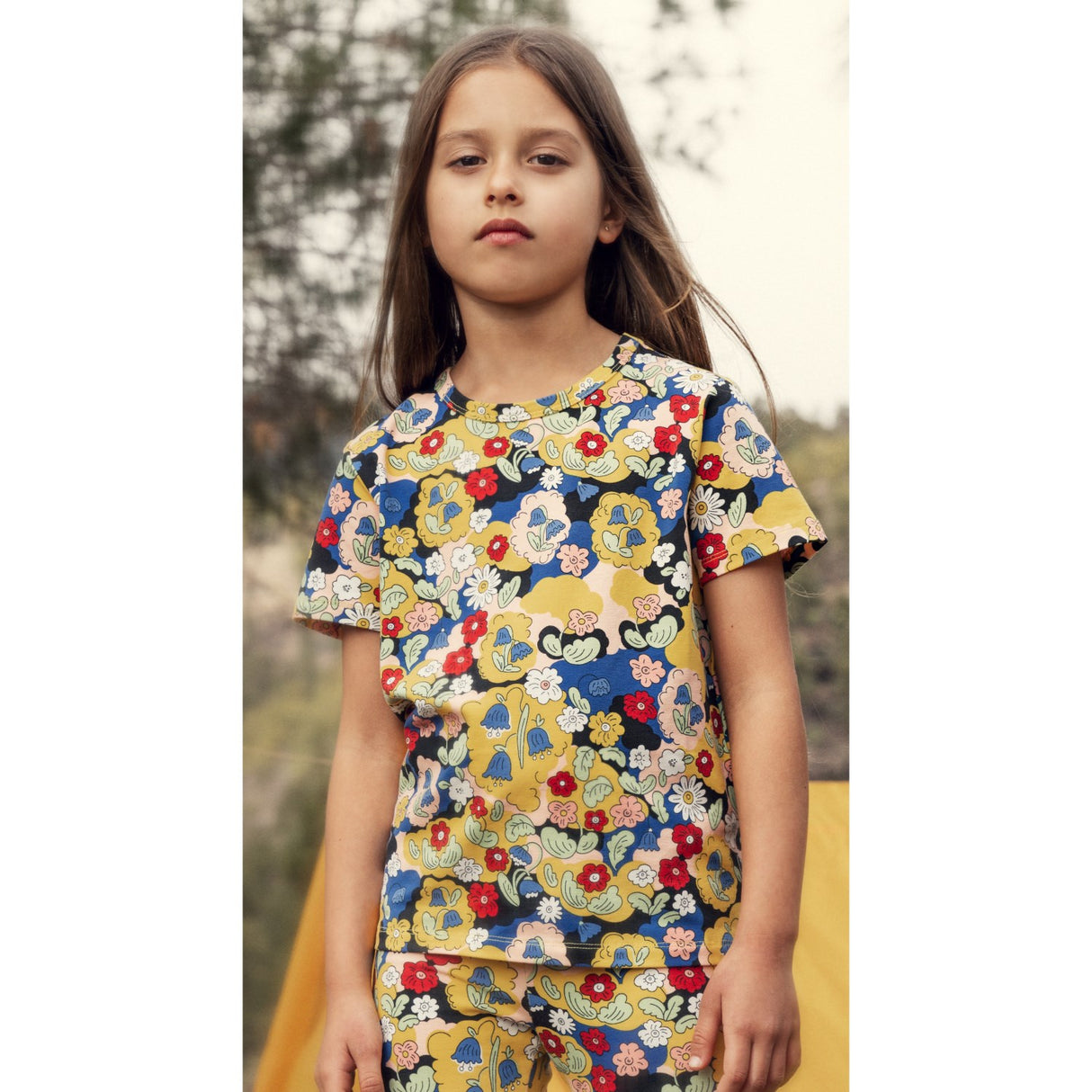 Mini Rodini Multi Flowers AOP Bike Shorts