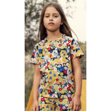 Mini Rodini Multi Flowers AOP Bike Shorts