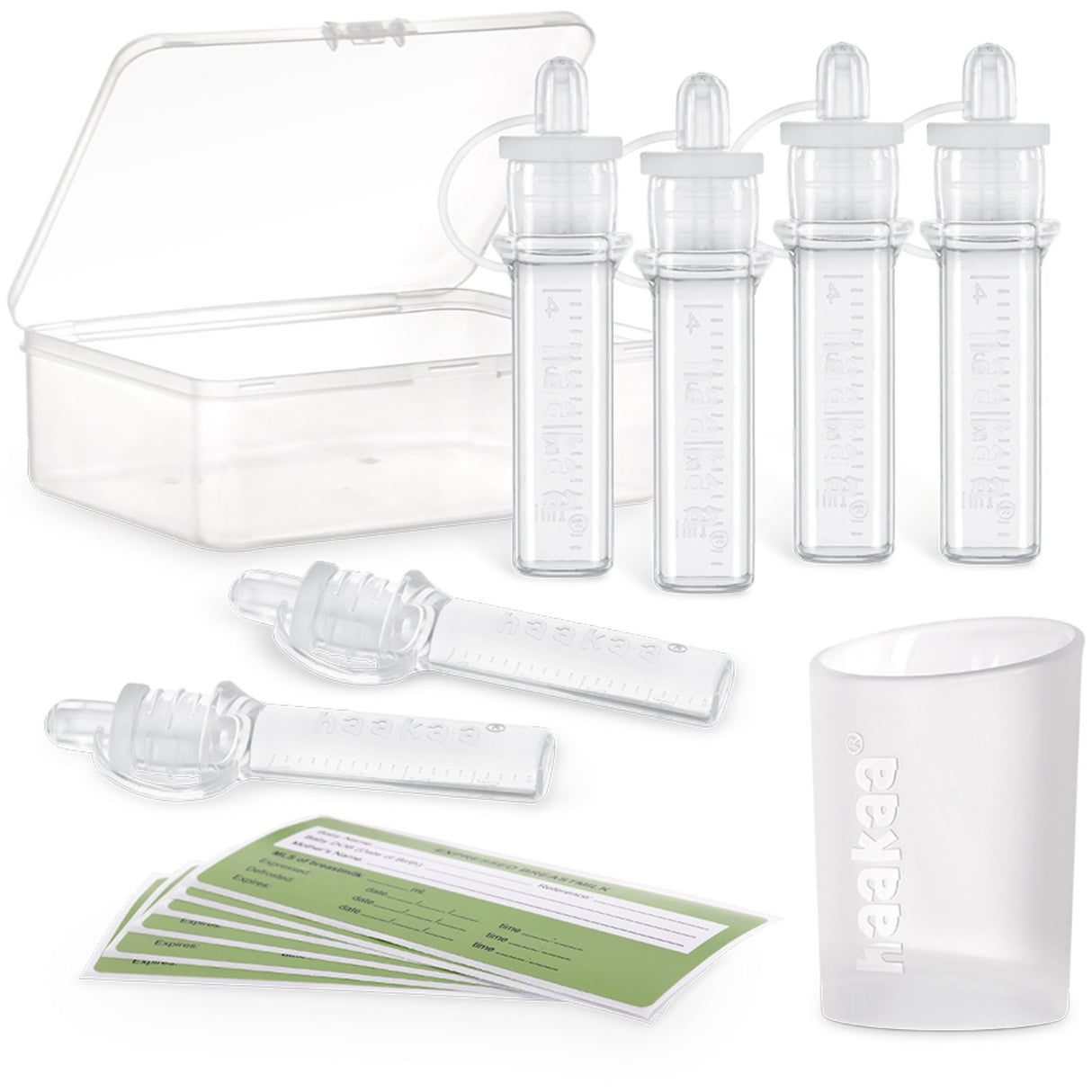 Haakaa Clear Colostrum Collector 6-Pack Incl. Silikon Kopp