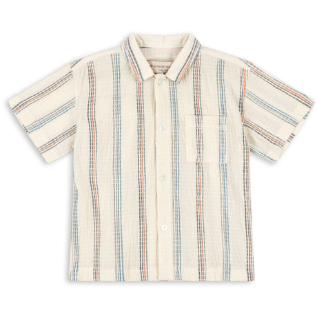 Konges Sløjd Antique White Vincent Ss Skjorta Gots