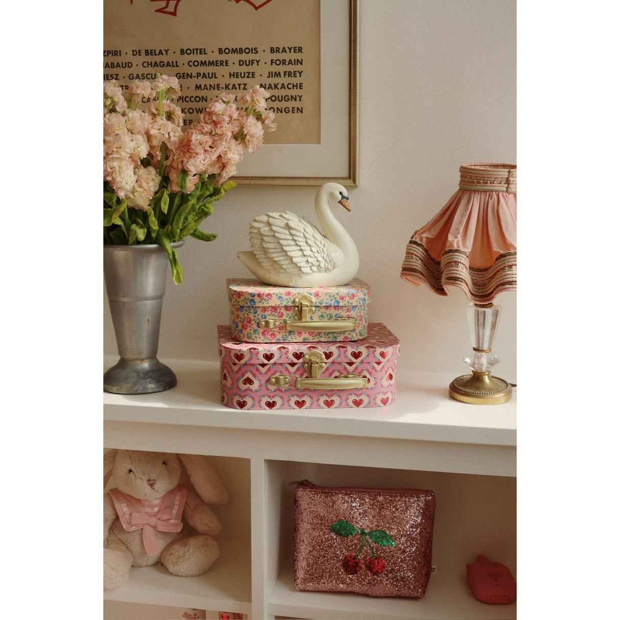 Konges Sløjd Pink 2 Pack Resväska Fsc