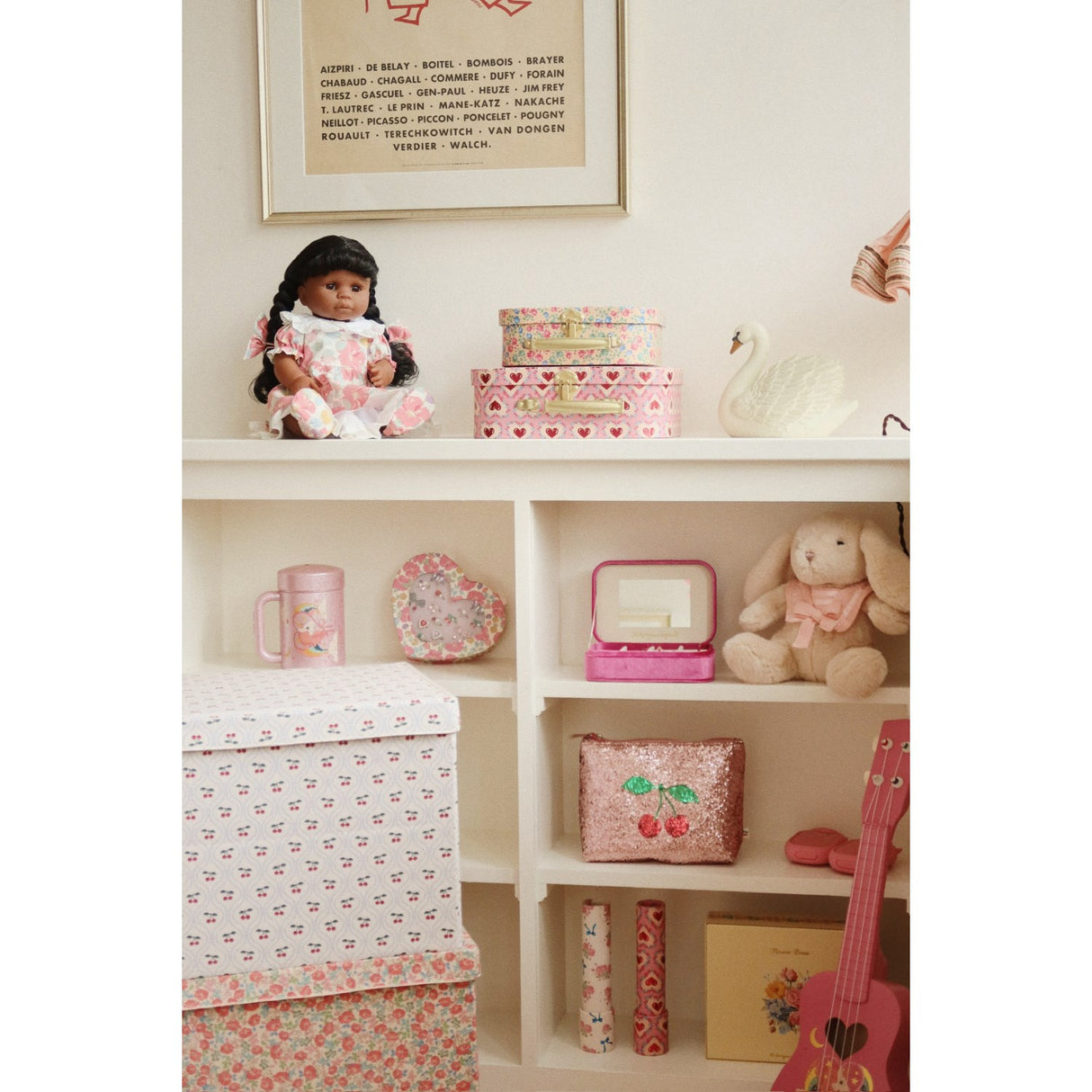 Konges Sløjd Pink 2 Pack Resväska Fsc