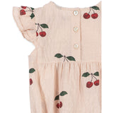 Konges Sløjd Ma Grande Cerise Pink Elin Romper Gots