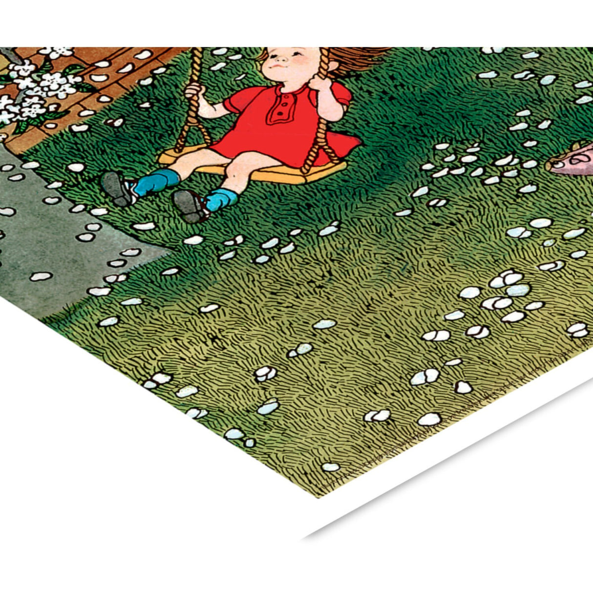 Poster & Frame Astrid Lindgren - Swing - Lotta On Troublemaker Street