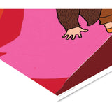 Poster & Frame Alfons Åberg - Alfons Och Uhyret - Alfons Spiller Bold