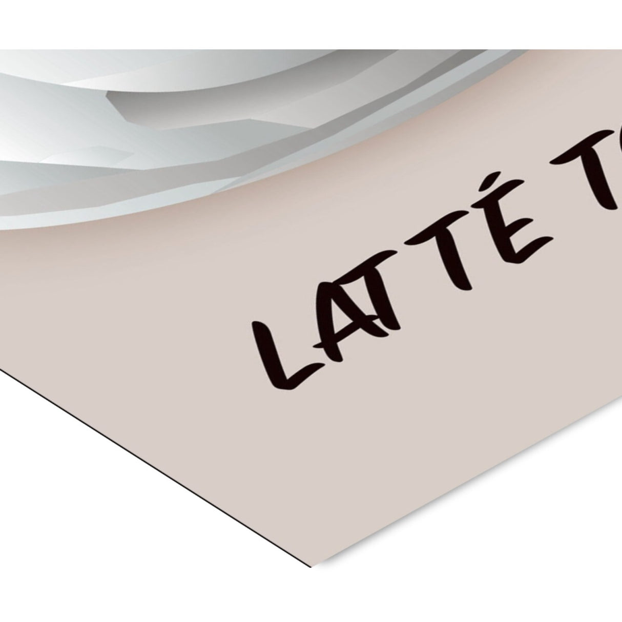 Poster & Frame Citatplakat - Mom You Mean A Latté To Me