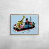 Poster & Frame Rasmus Klump - Vennerne På Mary