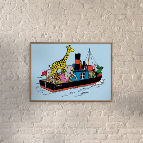 Poster & Frame Rasmus Klump - Vennerne På Mary