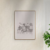 Poster & Frame Astrid Lindgren - Sheep And Butterflies - Noisy Village