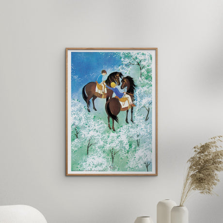 Poster & Frame Astrid Lindgren - Riding - The Brothers Lionheart