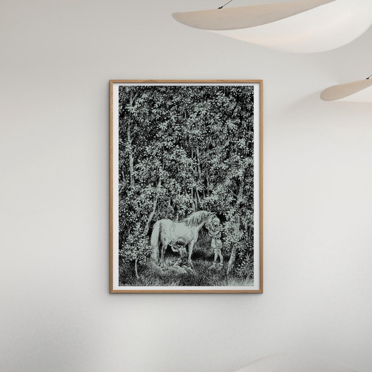 Poster & Frame Astrid Lindgren - A Special Bond - Ronja The Robbers Daughter