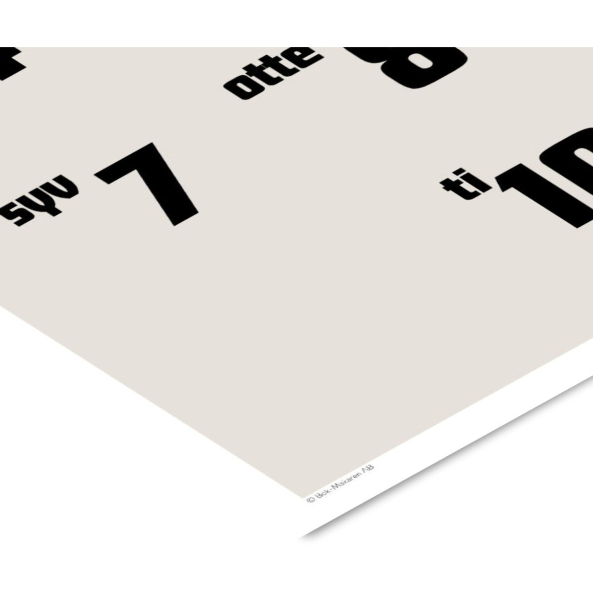 Poster & Frame Alfons Åberg - Alfons Åberg - Tæl