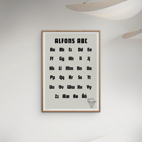 Poster & Frame Alfons Åberg - Alfons Åberg - ABC Sort