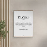 Poster & Frame Citatplakat - Faster Definition