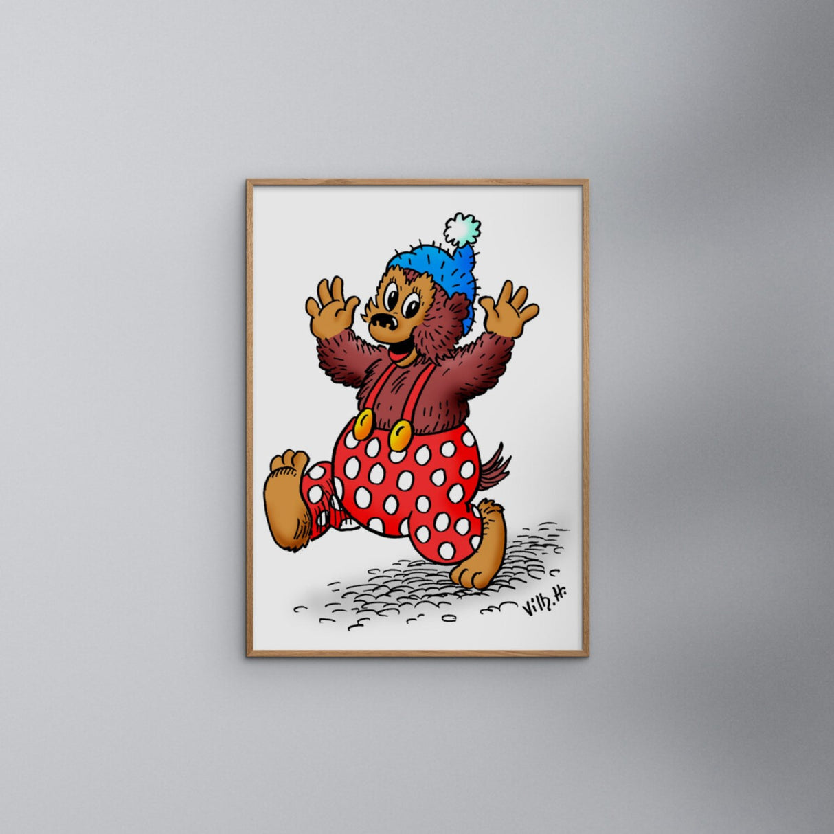 Poster & Frame Dansk Plakatkunst - Rasmus Klump