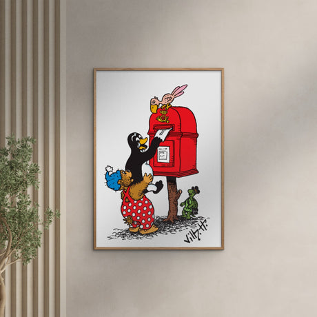 Poster & Frame Dansk Plakatkunst - Postkassen