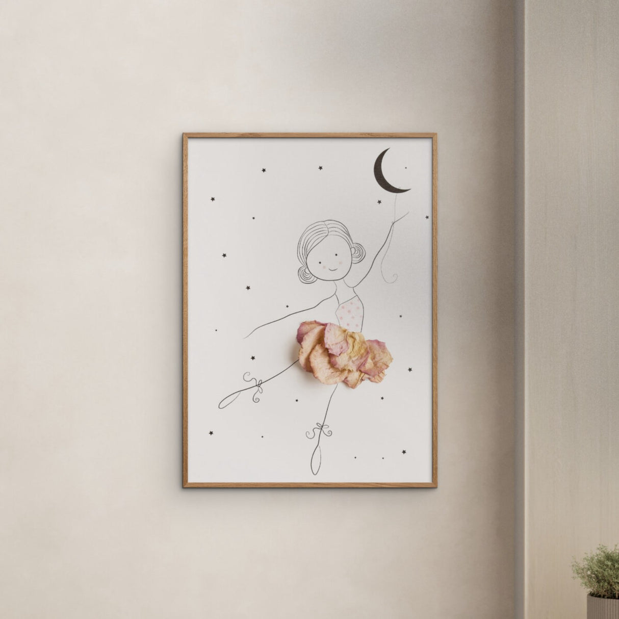 Poster & Frame Mette Handberg - Ballerinaskor Ella
