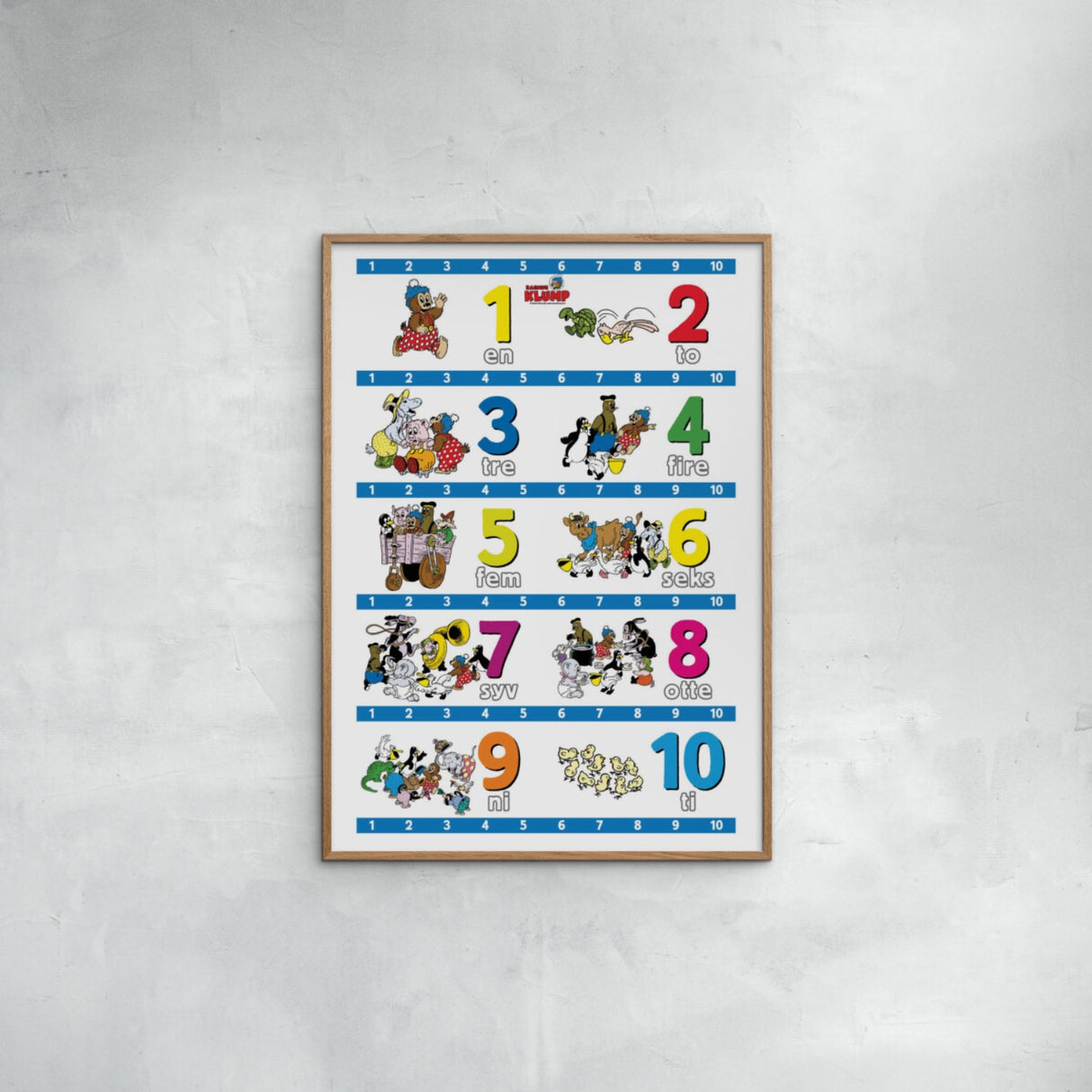 Poster & Frame Rasmus Klump - Tal