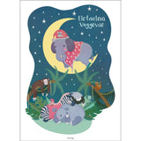Poster & Frame Tiny Tails - Elefantens Vuggevise