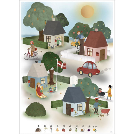Poster & Frame Willero Illustration - Lille By