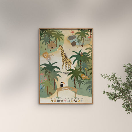 Poster & Frame Willero Illustration - Jungle