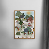 Poster & Frame Willero Illustration - Lille By