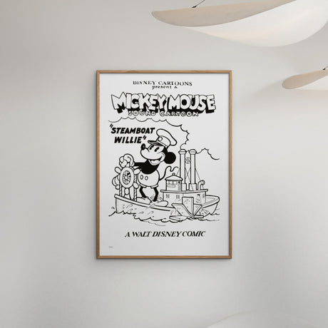 Poster & Frame Disney - Steamboat Willie