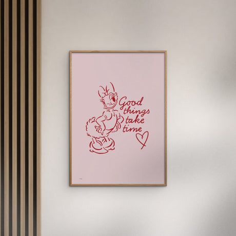 Poster & Frame Disney - Good Things Takes Time
