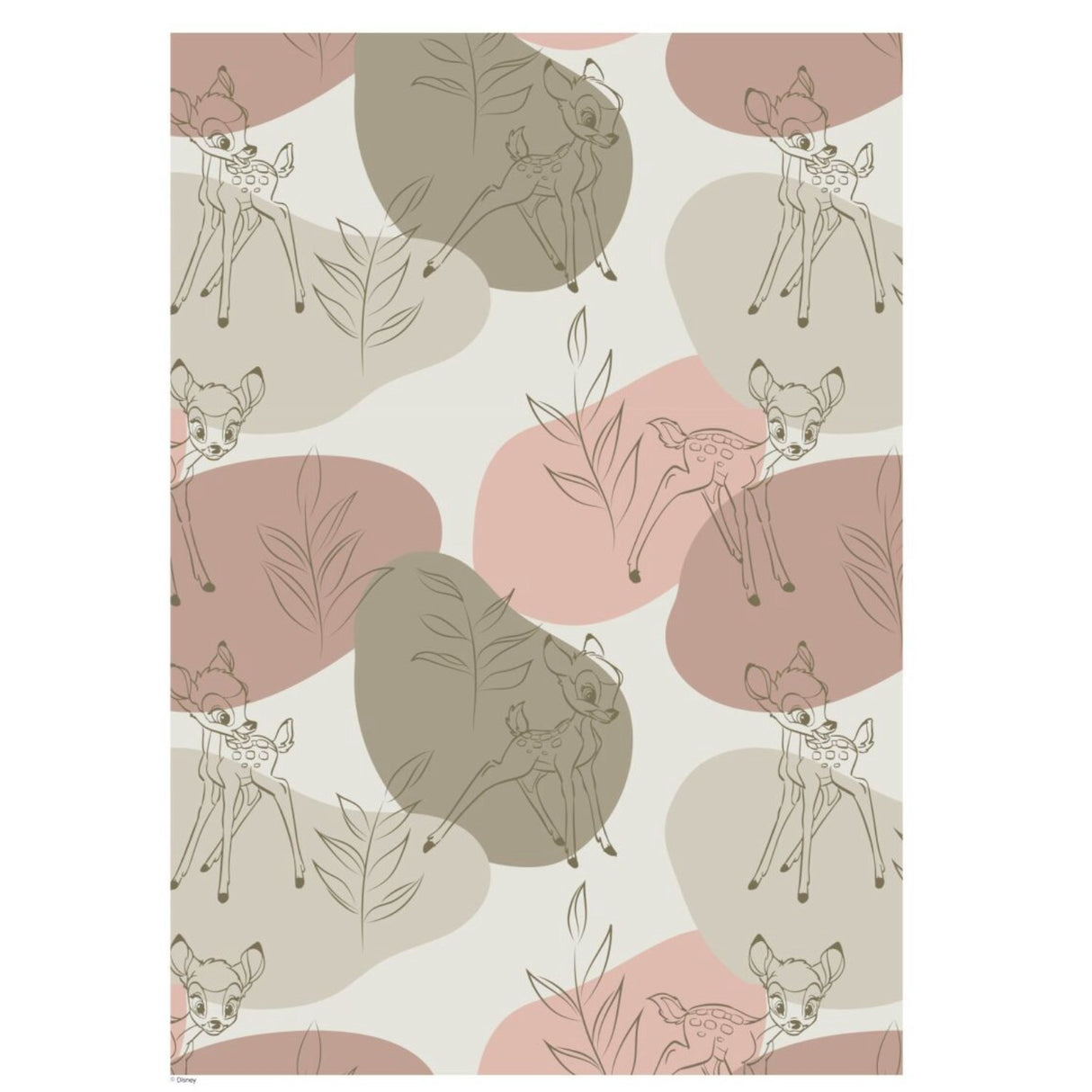 Poster & Frame Disney - Green Bambi Outline