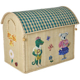 Rice Nathalie Lété Theme Raffia Leksak Baskets 3-Pack